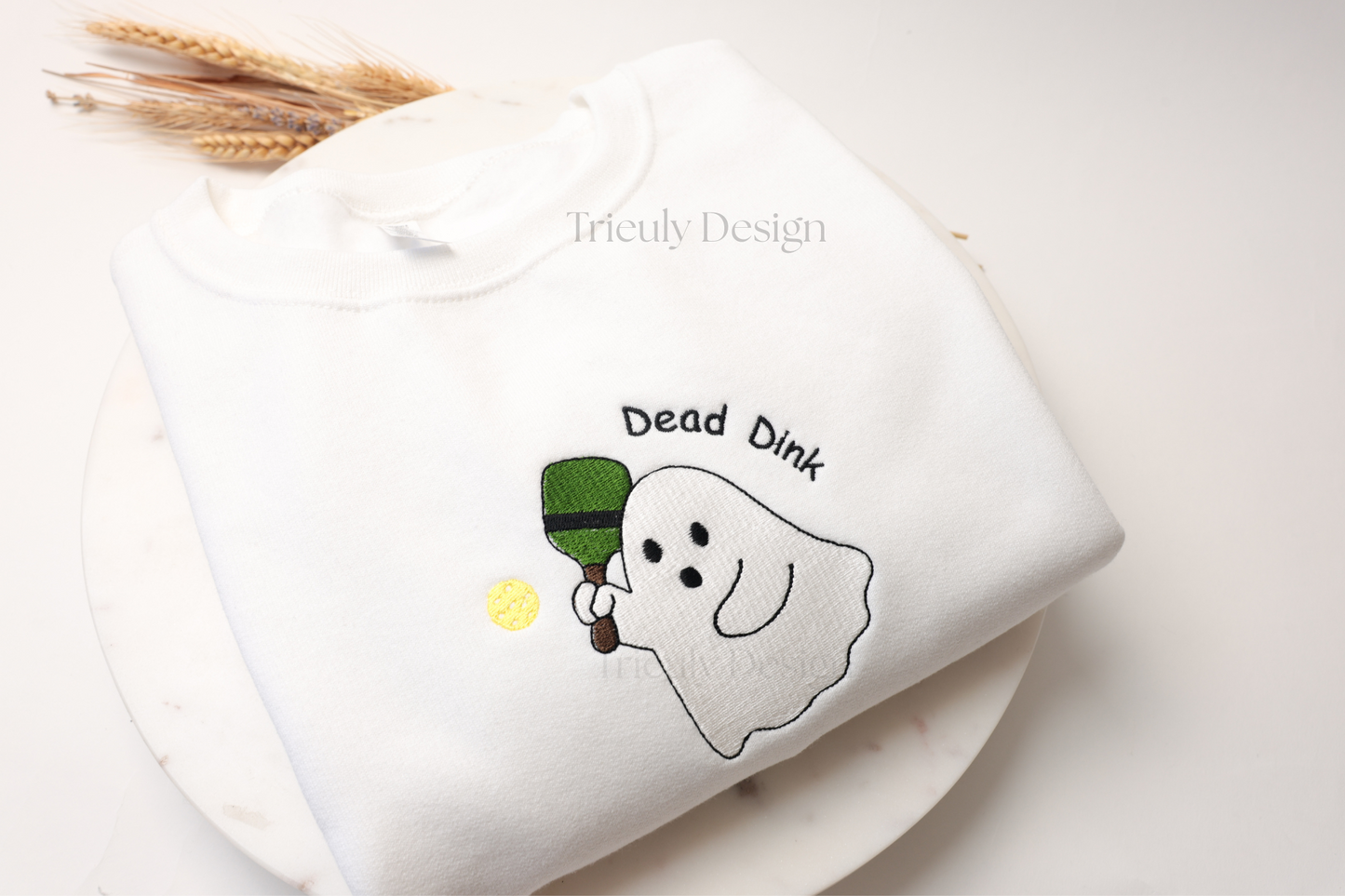 Pickleball Dead Dink Embroidered Sweatshirt - Unisex
