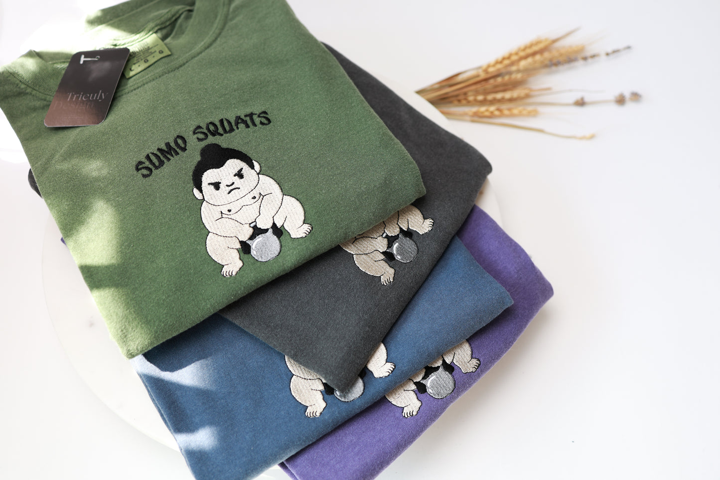 Sumo Squats Comfort Colors Embroidered Tee - Unisex