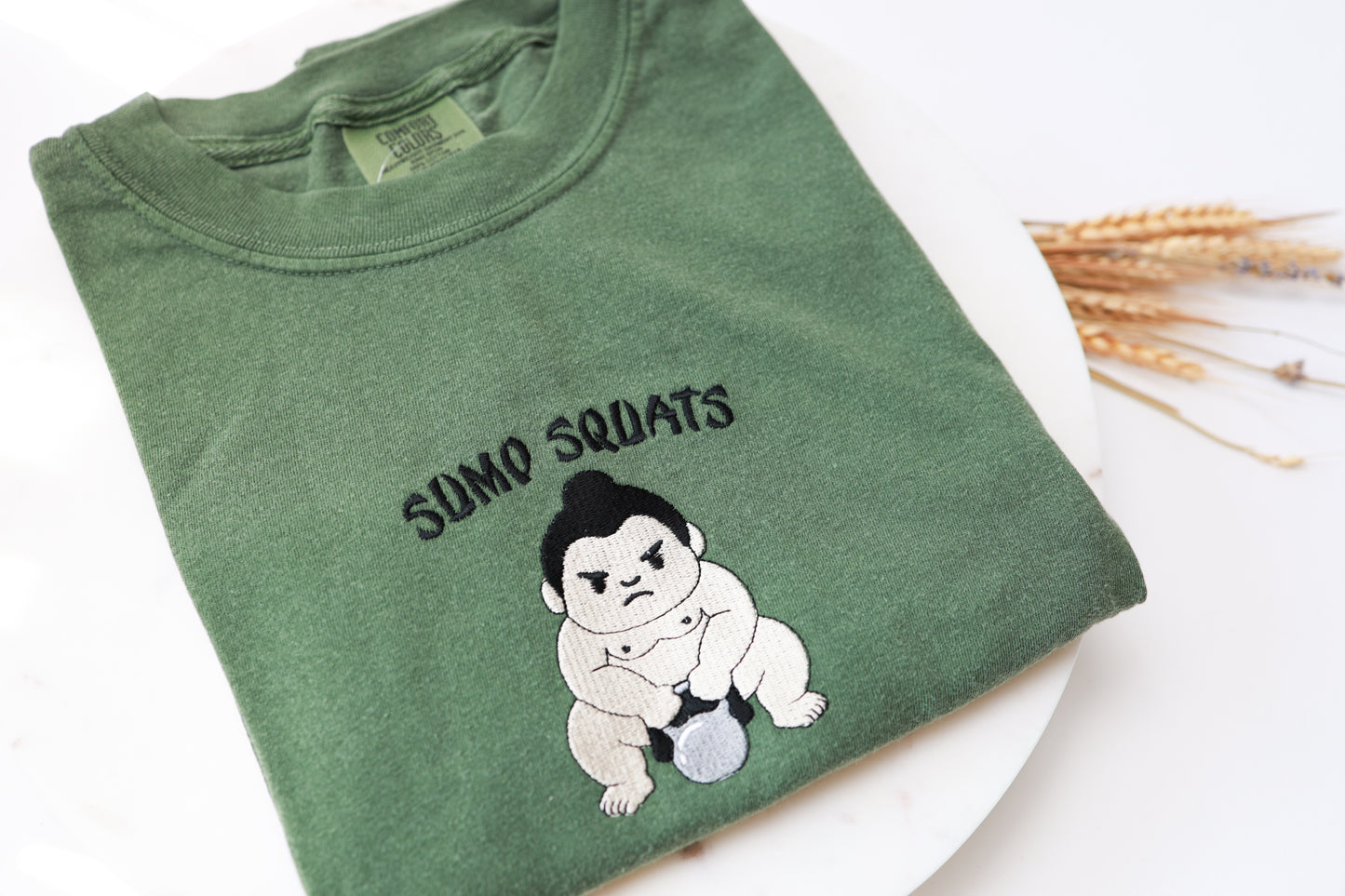 Sumo Squats Comfort Colors Embroidered Tee - Unisex