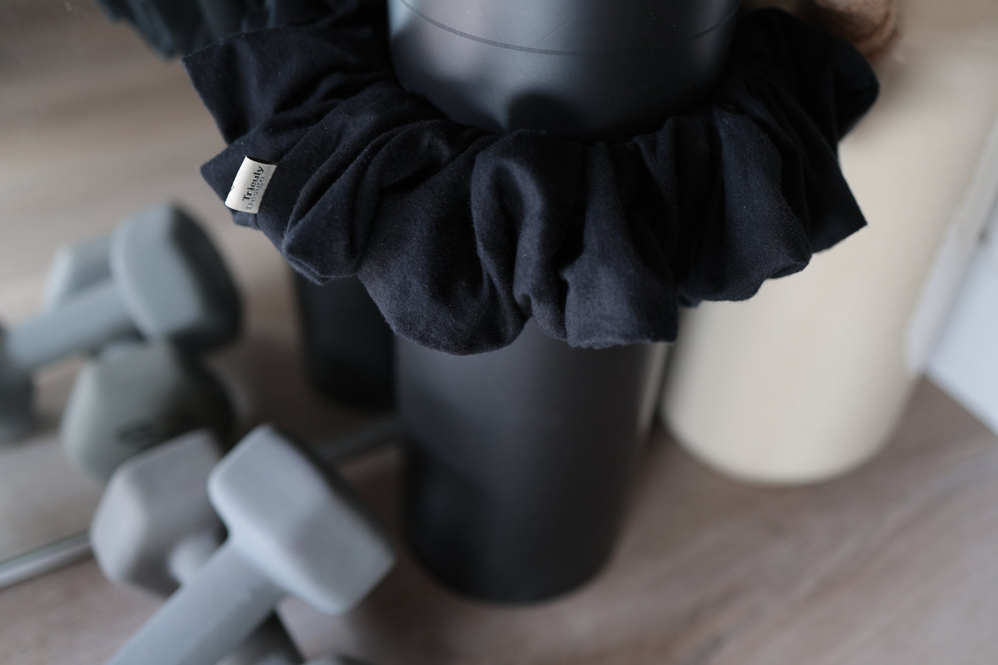 Classic Black | Yoga Mat Scrunchie