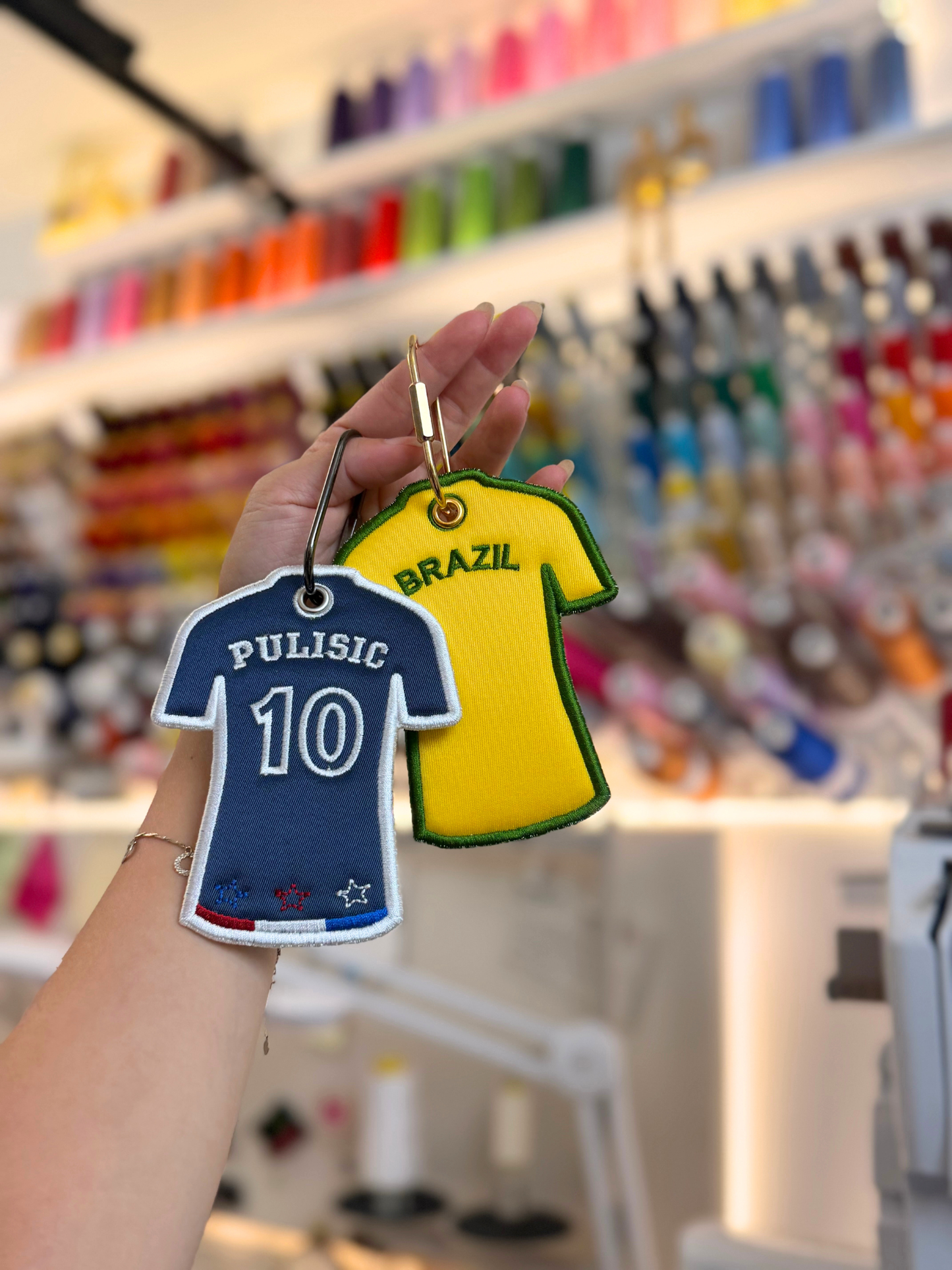Instant Download | Soccer Jersey ITH Bag Tag Embroidery File