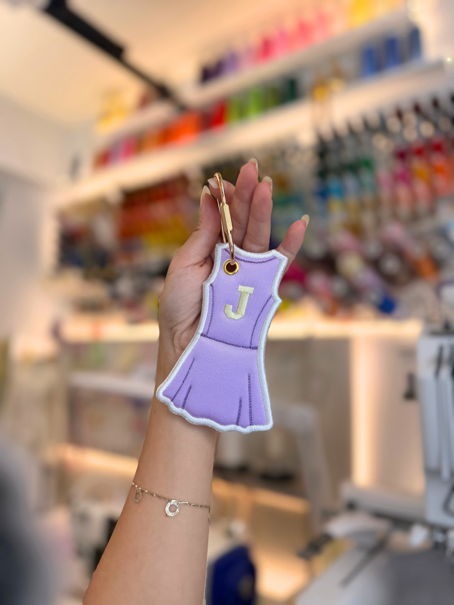 Instant Download | Tennis Dress ITH Bag Tag Embroidery File | Two Sizes