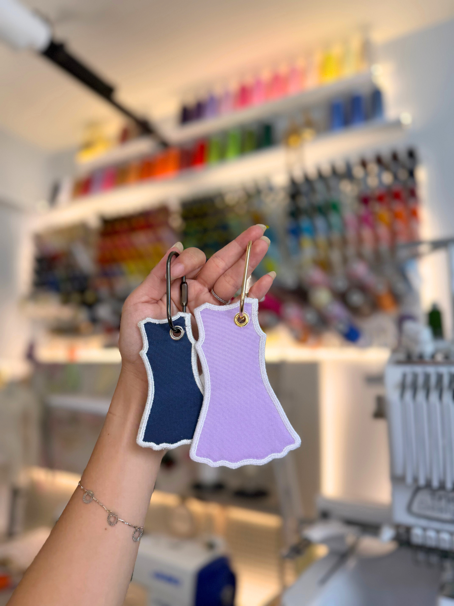 Instant Download | Tennis Dress ITH Bag Tag Embroidery File | Two Sizes