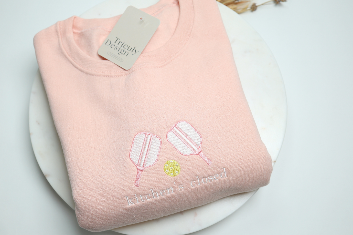 Pickleball | Kitchen's Closed Customizable Embroidered Sweatshirt and Hoodie | Unisex