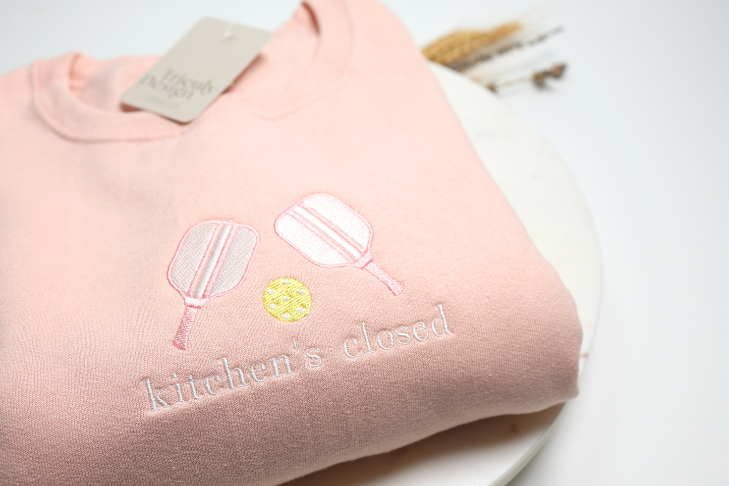 Pickleball | Kitchen's Closed Customizable Embroidered Sweatshirt and Hoodie | Unisex