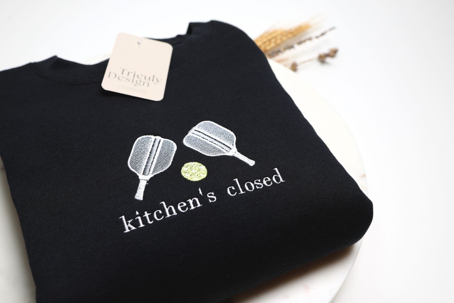 Pickleball | Kitchen's Closed Customizable Embroidered Sweatshirt and Hoodie | Unisex