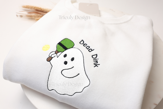 Pickleball Dead Dink Embroidered Sweatshirt - Unisex