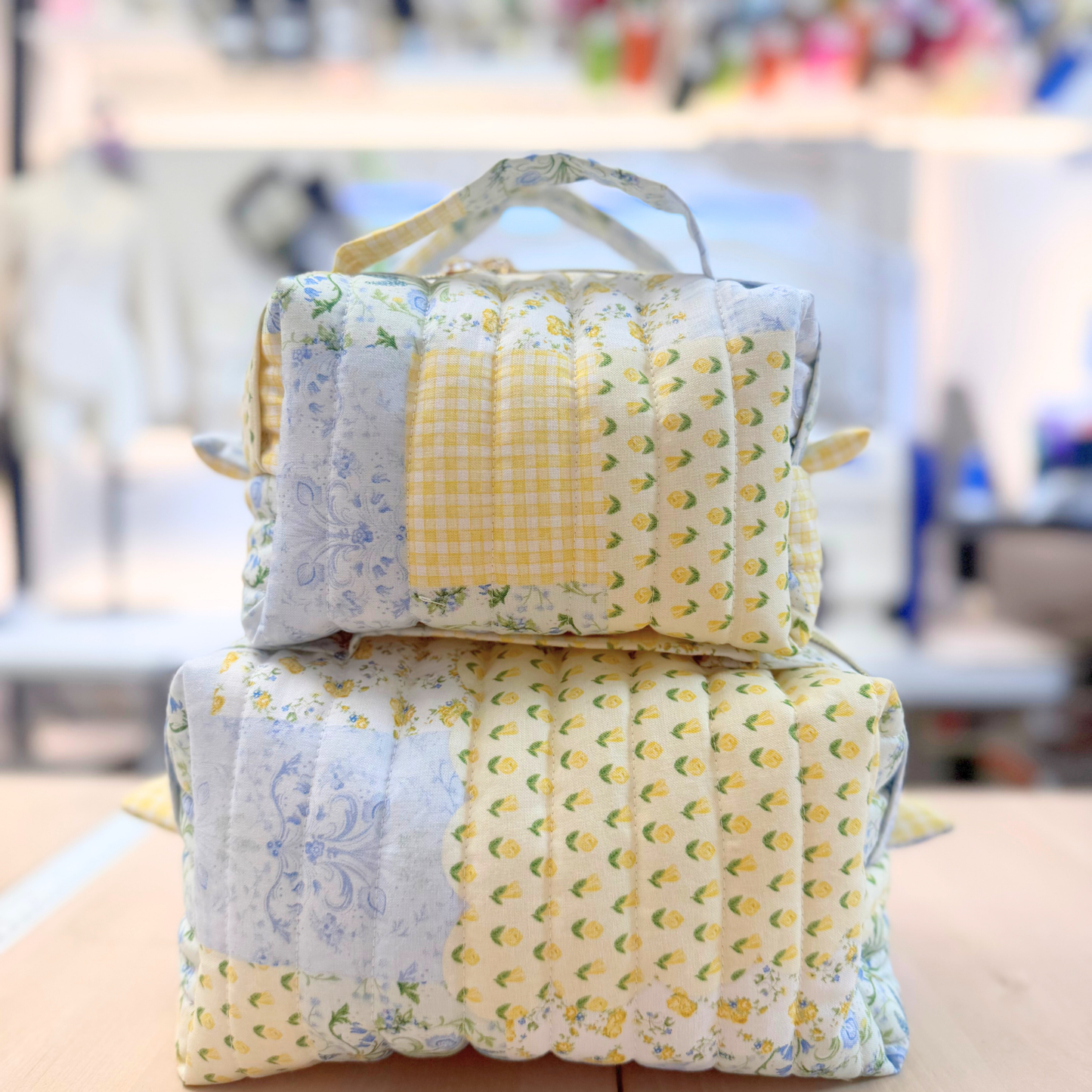 Signature Collection | Handmade Carry All Bags - Sunny Meadow Patchwork