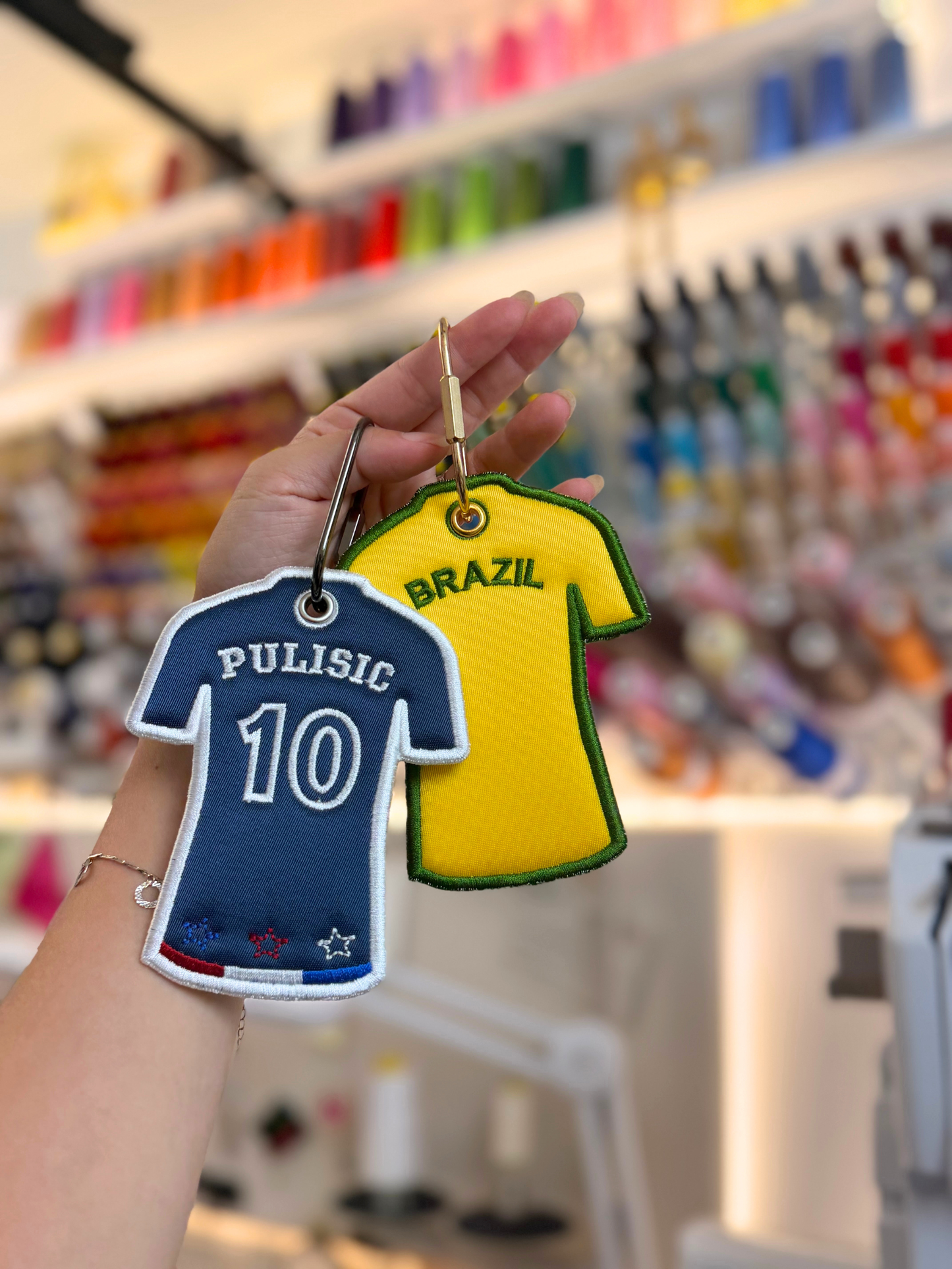 Instant Download | Soccer Jersey ITH Bag Tag Embroidery File