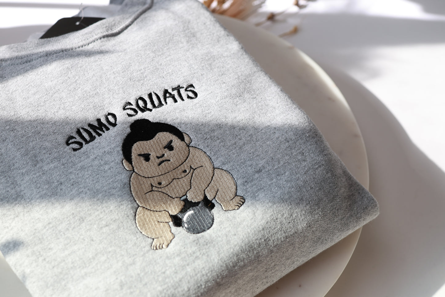 Sumo Squats Embroidered Sweatshirt - Unisex