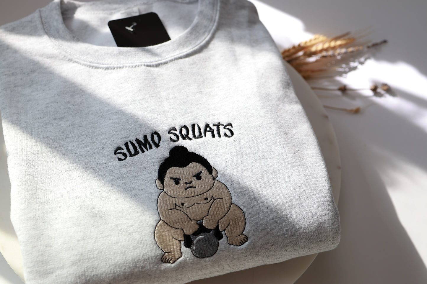 Sumo Squats Embroidered Sweatshirt - Unisex