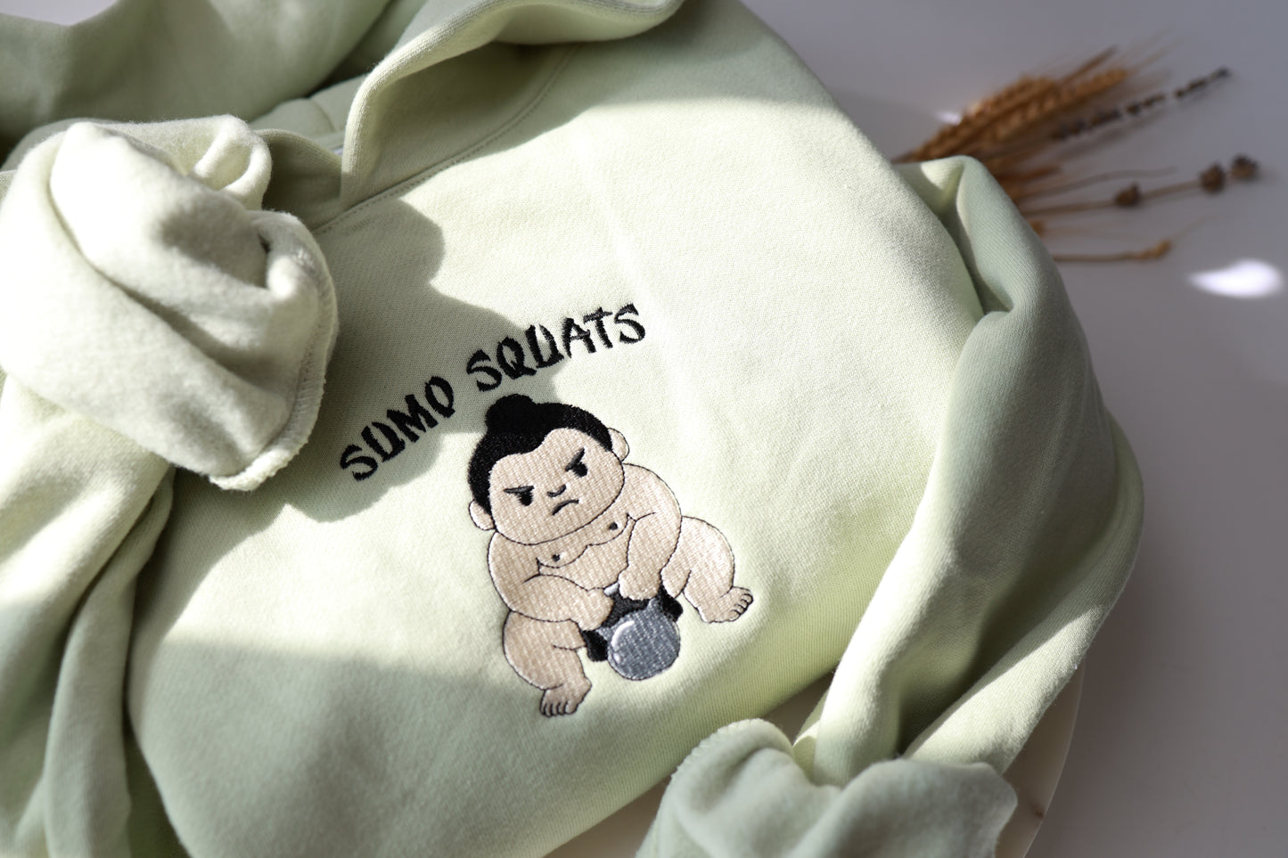 Sumo Squats Embroidered Hoodies - Unisex