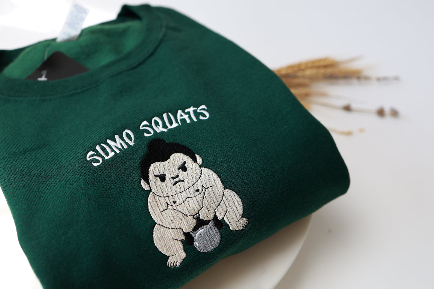 Sumo Squats Embroidered Sweatshirt - Unisex