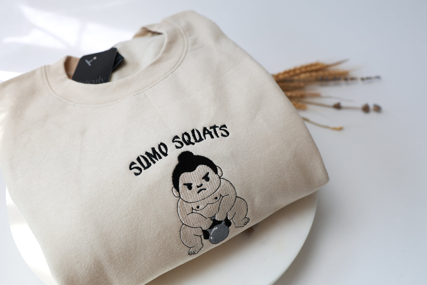 Sumo Squats Embroidered Sweatshirt - Unisex
