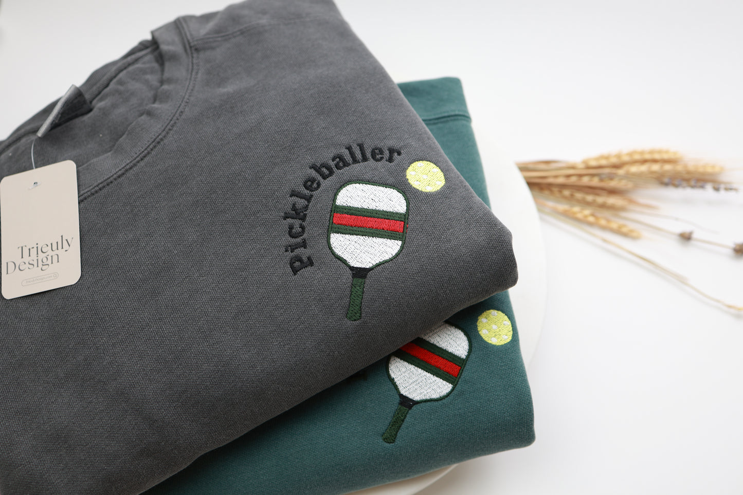 Pickleballer Customizable Embroidered Sweatshirts and Hoodies