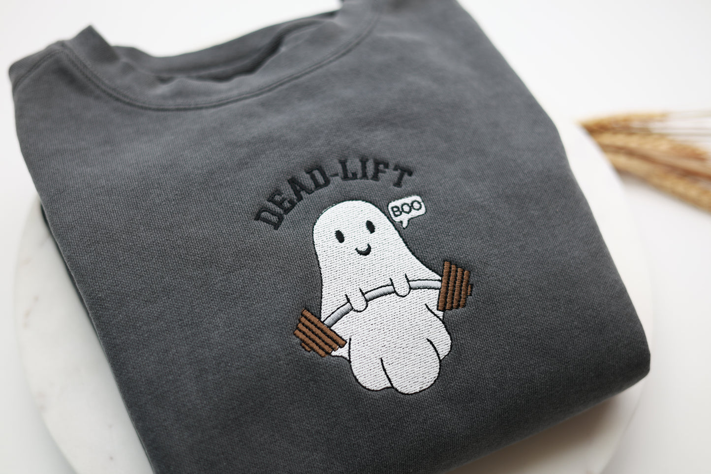 Deadlift Ghost Embroidered Sweatshirt