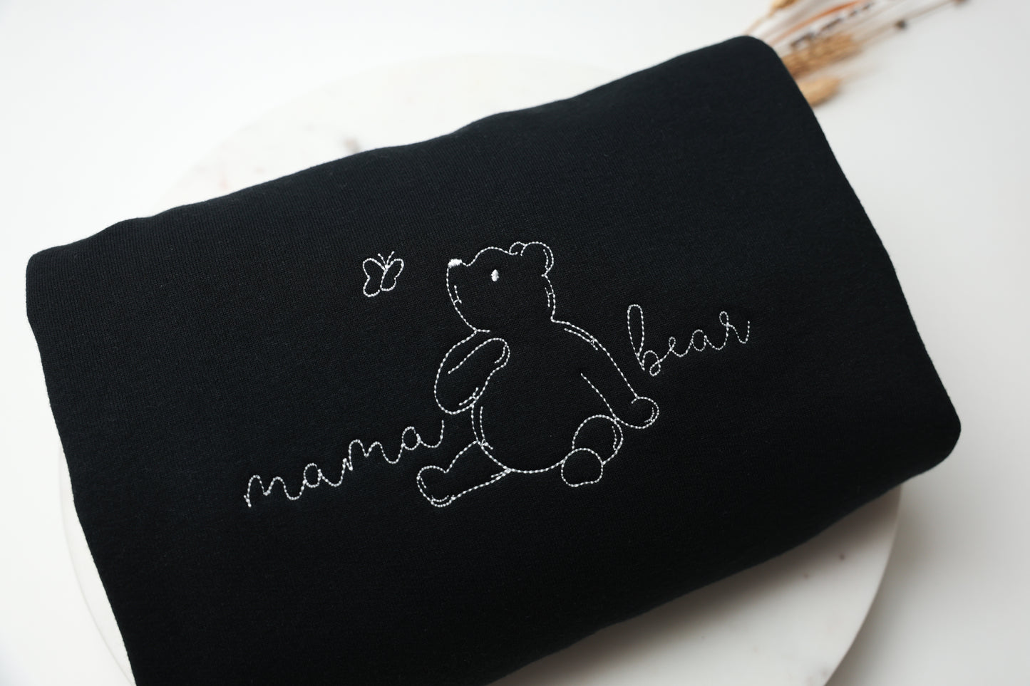 Mama Bear Embroidered Sweatshirt and Hoodie - Customizable